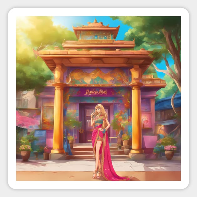 Certainly Anime Mahima Sticker by animegirlnft